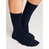 NOVITI Man's Socks SB004-M-09 Navy Blue Cene