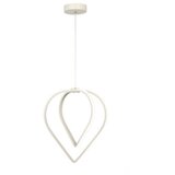 VISILICA Bela kovinska LED viseča svetilka ø 33 cm Pars – | Shoptok.si
