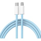  Usb kabl Braided PD Type C na Lightning 20W plavi | Eponuda.com