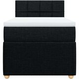 Box spring krevet s madracem crni 80 x 200 cm od tkanine | shoptok.hr