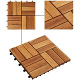  20-dijelni set pločica za trijem 30 x 30 cm bagrem | shoptok.hr