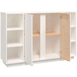  Komoda bijela 120 x 35 x 80 cm od masivne borovine | shoptok.hr
