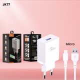 Konfulon kućni punjač joko mini JK77+M fast 2.4A micro beli | ePonuda.com