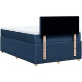 vidaXL Krevet s oprugama i madracem plavi 120 x 190 cm od tkanine | shoptok.hr