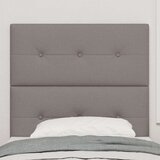  Naslon za glavu s gumbima taupe 100 cm tkanina | shoptok.hr