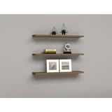 Zidna polica, Boss - Walnut
