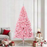  Umjetno predsvijetljeno božićno drvce Ružičasta 240 cm PVC | shoptok.hr