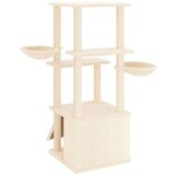 vidaXL Mačje drevo s praskalniki iz sisala krem 133 cm | Shoptok.si