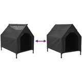  Kućica za kućne ljubimce Crna 110 x 75 x 90 cm Čelik | shoptok.hr