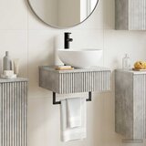  Zidni sudoper Betonska siva 40 x 41 x 40,5 cm Konstruirano drvo Slike