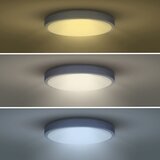 solight WO8002 - LED svetiljka sa prigušiva siva LED/60W/230V 3000-6500K fi 49 cm + daljinski upravljač | Eponuda.com