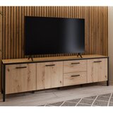 Modern Living Tv-element Kirikus, Barva Hrasta, Črna | Shoptok.si