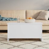  Stolić za kavu sjajni bijeli 102x55,5x52,5 cm konstruirano drvo | shoptok.hr