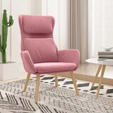  Stolica za opuštanje ružičasta baršunasta | shoptok.hr