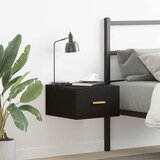  Wall-mounted noćni ormarić Zidne Crni hrast 35 x 35 x 20 cm | shoptok.hr