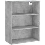  Visoka komoda siva betona 69 5x34x180 cm od konstruiranog drva | shoptok.hr