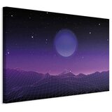  Slika - Futuristic landscape 2 (1 Part) Wide 120x80 Na talijanskom platnu | shoptok.hr