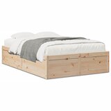 Furnova Posteljni okvir brez vzmetnice 120x200 cm trdna borovina, (21938981) | Shoptok.si