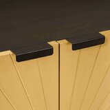 Ormarić Komoda 3 pcs Crna i zlatna 60 x 33 x 75 cm | shoptok.hr