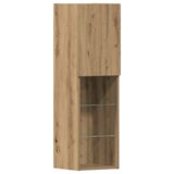 TV ormar s LED svjetlima umetnički hrast 40.5x30x102 cm | shoptok.hr
