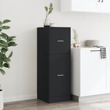 Ormarić za lijekove crni 40x41x118 cm konstruirano drvo | shoptok.hr
