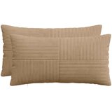  Presvlaka za jastuk 2 pcs ALMELO Smeđa 40 x 70 cm Kord | shoptok.hr
