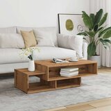 vidaXL Klubska mizica artisan hrast 105x55x32 cm inženirski les | Shoptok.si