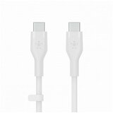 Belkin BOOST CHARGE Silicone cable USB-C / USB-C 2.0 3M (CAB009bt3MWH) Cene