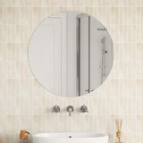  Zidno ogledalo 70 cm okruglo stakleno | shoptok.hr