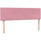 Box spring postelja z vzmetnico roza 160x220 cm žamet, (21793084) | Shoptok.si