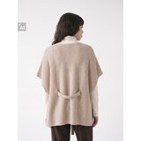 Sinsay Oversize džemper s vezanjem i dodatkom vune | shoptok.hr
