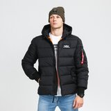 Alpha Industries Inc. muška jakna HOODED PUFFER, Crna