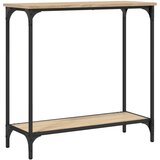  Konzolni stolić Sonoma hrast 75x30,5x75 cm Konstruirano drvo | shoptok.hr
