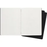 zvezek Cahier, XL/A4, kvadrat, karton, črn, (21654826)