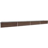 vidaXL Visoka greda pocinkano jeklo 600x80x45 cm rjava Cene