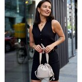 Gemre Dark beige small bucket bag Aamala | Shoptok.si