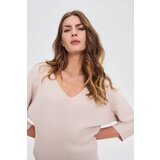 Marisse WOMEN'S SWEATER Z-SW-4816 BEIGE | Shoptok.si