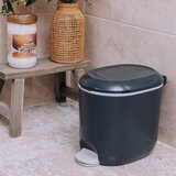 Addis Tamno siva plastična kanta za smeće s pedalom 3,5 l – | shoptok.hr
