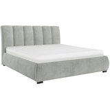 MID.YOU OBLAZINJENA POSTELJA 140 cm x 200 cm , les, tekstil, leseni material zelena | Shoptok.si
