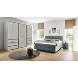 Dieter Knoll BOXSPRING POSTELJA 180 cm x 200 cm , tekstil sivozelena | Shoptok.si