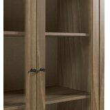 Marckeric Vitrina od masivnog bora u prirodnoj boji 90x120x40 cm Alessandra – | shoptok.hr