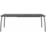  Vrtni stol antracit 200 x 100 x 72 cm od čelične mreže | Eponuda.com