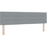  Boxspring krevet s madracem Svjetlosiva 180 x 200 cm Tkanina Slike