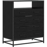  Ormar s ladicama 4-Ladica Crni hrast 70 x 41 x 83,5 cm Cijene