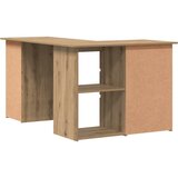  Kutni stol obrtnički hrast 145x100x76 cm konstruirano drvo | shoptok.hr