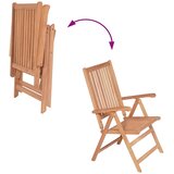  Vrtne stolice 2 kom masivna tikovina | shoptok.hr