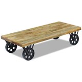 Maison Chic Klubska mizica - kavna mizica - Nizka mizica iz mango lesa 120x60x30 cm, (21754481) Cene