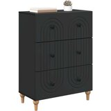  Ormar s ladicama Crna 66 x 34 5 x 90 cm Konstruirano drvo - Crna | shoptok.hr