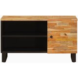 TV ormar s policom Smeđa 80 x 33 x 46 cm Čvrsto drvo manga | Eponuda.ba