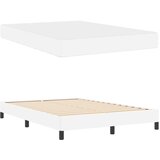  Krevetna konstrukcija Čista bijela 160 x 200 cm tkanina | shoptok.hr